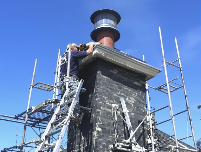 Sturdy chimney crown finished by Killingly Chimney Sweep in Killingly, CT
