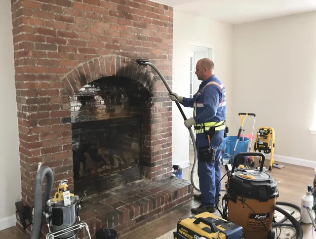 Killingly Chimney Sweep expert performing detailed chimney sweep in Killingly, CT